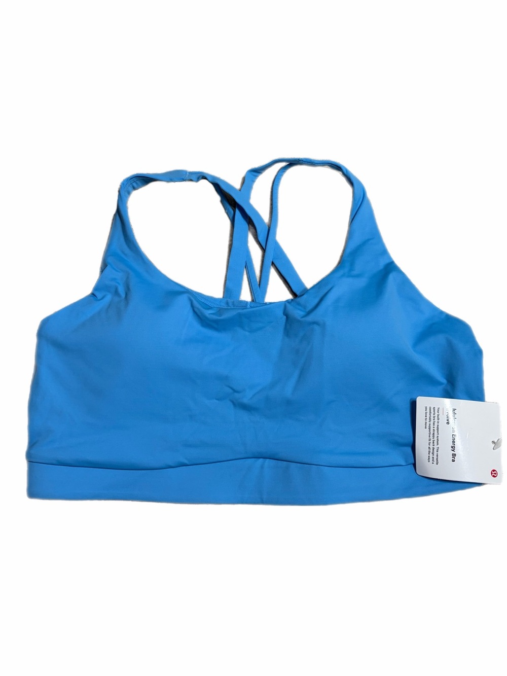 NWT Lululemon Energy Bra *Evolve *Medium Support (Ocean Wave) Size L